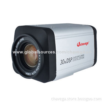 1/3-inch Sony CCD/700TVL DSP Zoom Camera, PAL/NTSC, 22/27/30x Optical